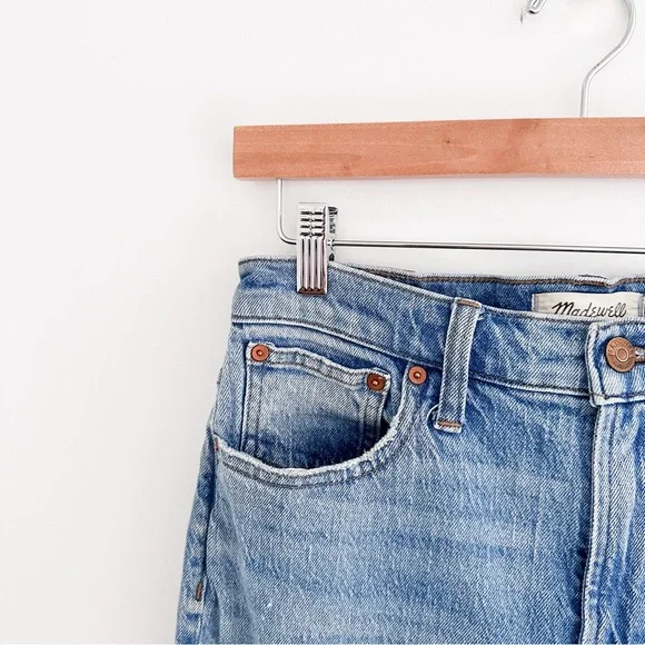 Madewell The Perfect Vintage Flare Leg Jeans | High Rise Medium Wash Denim - Picture 7 of 10